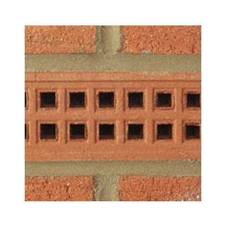 Redbank Square Hole Red Airbrick 215 x 140 x 50mm