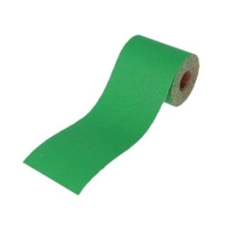 Faithfull Aluminium Oxide Green Sanding Roll 115mm x 10m - Medium 80