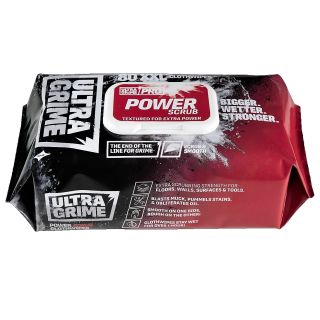 Ultragrime Pro Power Scrub XXL+ Clothwipes - Pack of 80