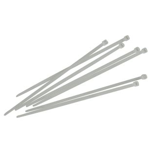 Faithfull White Cable Ties 4.8 x 300mm - Pack of 100