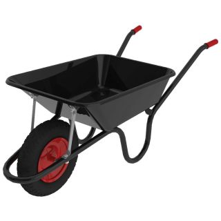 Haemmerlin Classic Black Pneumatic Wheelbarrow 85L