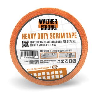 Double Adhesive Hi-Strength Scrim Tape 50mm x 90m (Twin Pack)