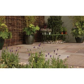 Bradstone Natural Calibrated Sandstone Autumn Green Paving