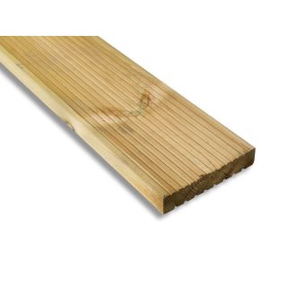 Treated Reversible Softwood Timber Decking 32 x 150mm 70% PEFC Certified