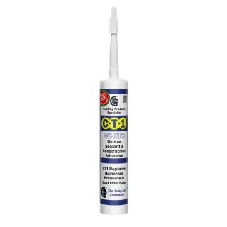 C-Tec CT1 Construction White Sealant & Adhesive 290ml