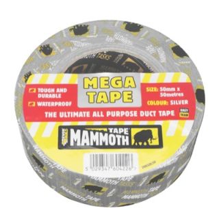 Everbuild Mega All Purpose Silver Tape 50mm x 50m