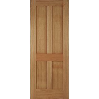 Mendes Unfinished Oak Bristol 4 Panel Internal Door