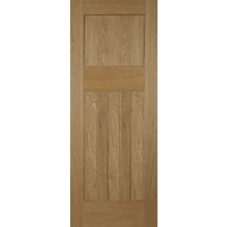 Mendes Unfinished Oak 1930 4 Panel Internal Door
