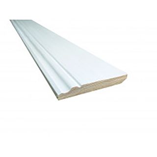 White Semi Finished Softwood Ogee Skirting 70% PEFC Certified