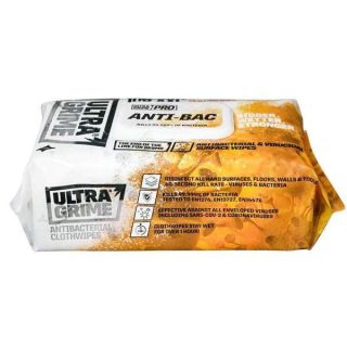 Ultragrime Pro Anti Bac XXL+ Clothwipes - Pack of 100