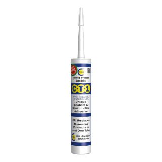 C-Tec CT1 Construction Clear Sealant & Adhesive 290ml