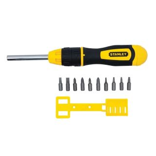 Stanley Multibit Ratchet Screwdriver & 10 Bits