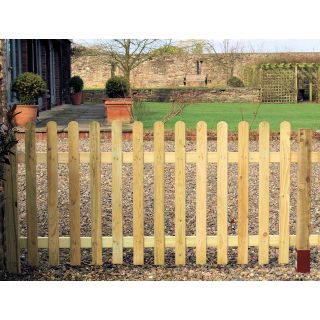 Grange Round Top Palisade Fence Panel 900 x 1800mm