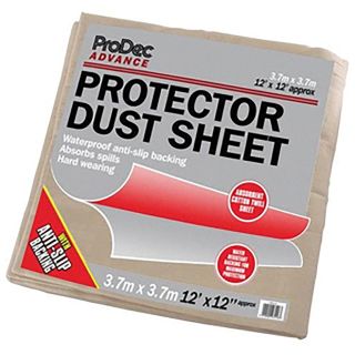 ProDec Advance Protector Dust Sheet with Anti Slip Backing 3.6 x 3.6m