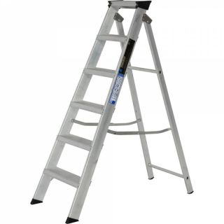 Werner 714 Series Aluminium Swingback 6 Tread Stepladder