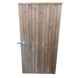 Wingham Timber Value Rebated Close Board Gate with Gate Stops 900 x 1750mm