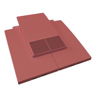 Manthorpe Antique Red Plain In-Line Tile Vent 330 x 331mm