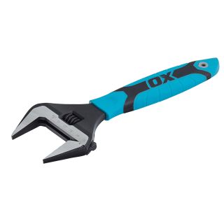 OX Pro Series Adjustable Wrench Extra Wide Jaw 250mm