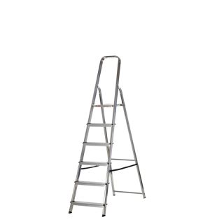 Werner 74 Series Aluminium High Handrail 6 Tread Stepladder