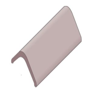 Marley Smooth Grey Modern Ridge Roof Tile 457 x 248mm