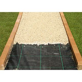 Groundcheck Extra Heavy Duty Woven Landscape Membrane 1 x 12m