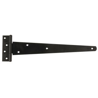 Dale Hardware Black Japanned Medium Tee Hinge 355 x 2.3mm - Pack of 2