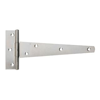 Dale Hardware Bright Zinc Plated Medium Tee Hinge 355 x 1.85mm - Pack of 2