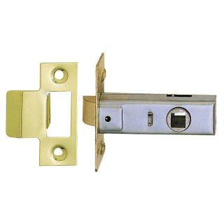 Dale Hardware Electro Brass Tubular Mortice Latch 63mm