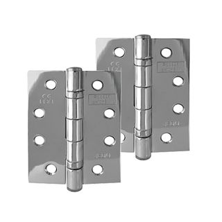 Frelan Hardware Chrome 4 Ball Bearing Hinges