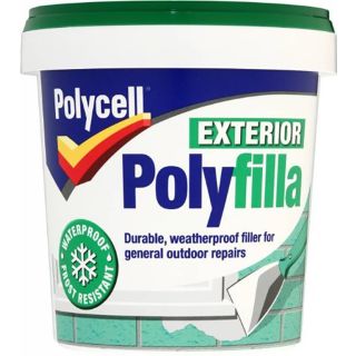 Polycell Exterior Polyfilla R/M Tub 1kg