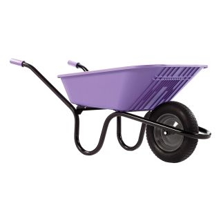 Haemmerlin 5000GO Lilac Pneumatic Garden Wheelbarrow 90L