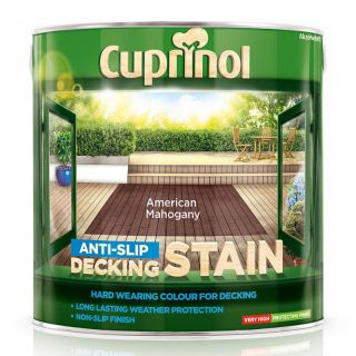 Cuprinol American Mahogany Anti-Slip Decking Stain 2.5L