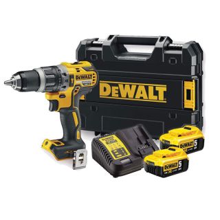 DeWalt XR Brushless Hammer Drill 18V, 1 x 5.0Ah Li-Ion