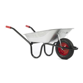 Haemmerlin Chillington Chasseur Galvanised Pneumatic Wheel Wheelbarrow 90L