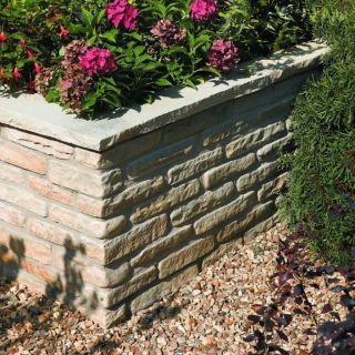 Bradstone Natural Sandstone Fossil Buff Walling