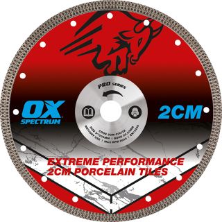 OX Pro 2CM Porcelain Cutting Blade 230/22.23mm