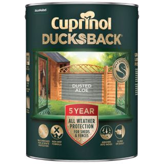 Cuprinol 5 Year Dusted Aloe Ducksback 5L