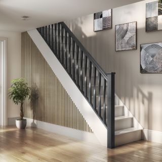 Cheshire Mouldings Light Oak Acoustic Slat Wall Panel 2400 x 605 x 22mm