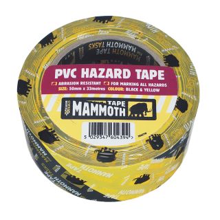 Everbuild PVC Hazard Tape 50mm x 33m