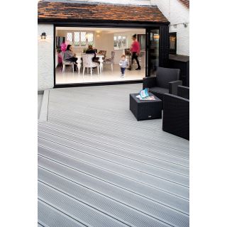 SmartBoard Battleship Grey Composite Decking 20 x 138 x 3600mm