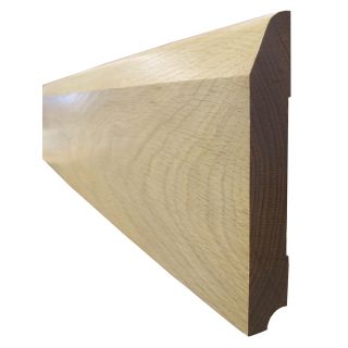 Prime Grade European Oak Chamfered & Rounded Skirting 20 x 142mm