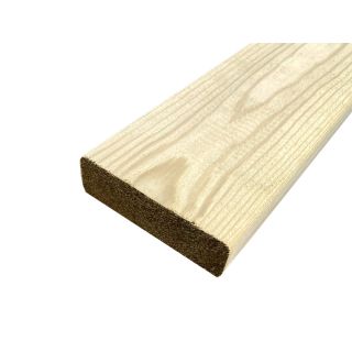 Green Treated Eased Edge Landscaping Boards 25 x 75mm (Fin. Size: 68 x 20mm) 70% PEFC Certified