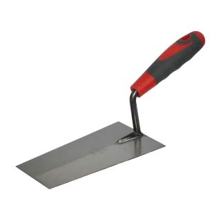 Faithfull Welded Bucket Trowel Soft Grip Handle 180mm